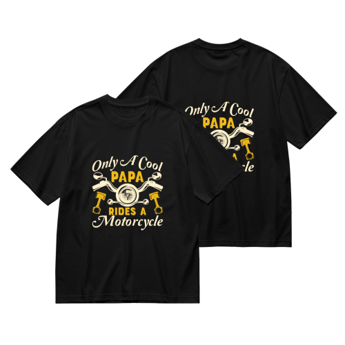 Men’s double-sided printed T-shirt (GSM200g) – DTF process designed example