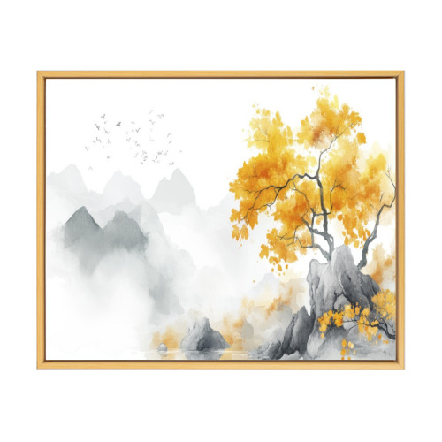 Floating frame decorative painting 5:4 (horizontal version) designed example