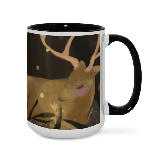 15oz double color mug designed example