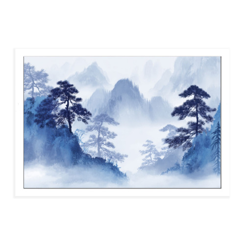 Modern frame decorative painting 3:2 (horizontal version) designed example