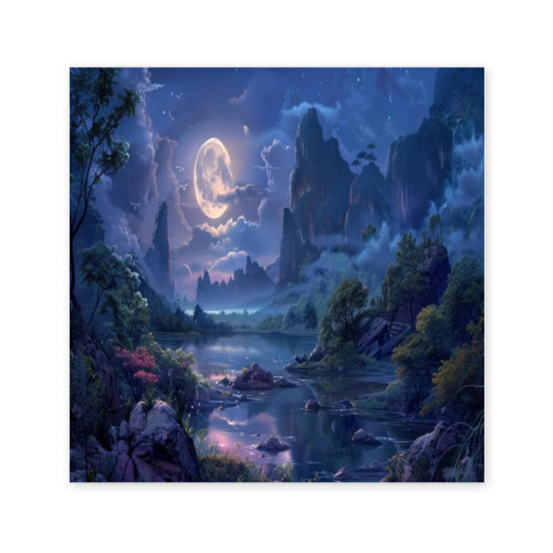 Digital oil painting  -1:1 designed example